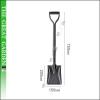  Square point shovel with steel handle 