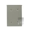  Grey steel mail box (S) 