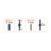  CLABER 1/2"-1/4" T接頭 