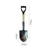  Round point shovel with wooden handle 