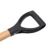  Round point shovel with wooden handle 