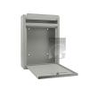  Grey steel mail box (L) 