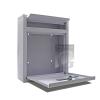  Grey steel mail box (M) 