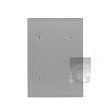  Grey steel mail box (M) 